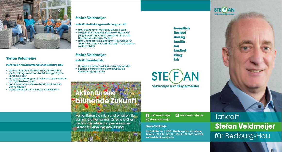 Kandidatenflyer Stefan Veldmeijer Kandidatenflyer Stefan Veldmeijer